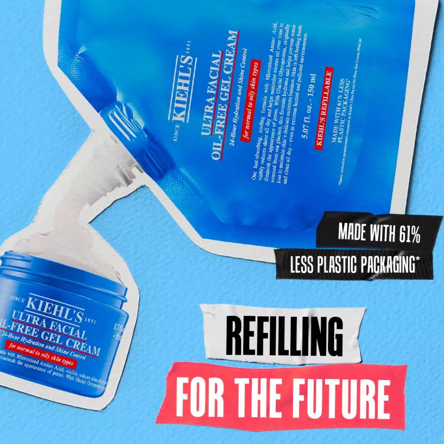 Kiehl'sUltra Facial Oil-Free Gel Cream Refill 150 ml