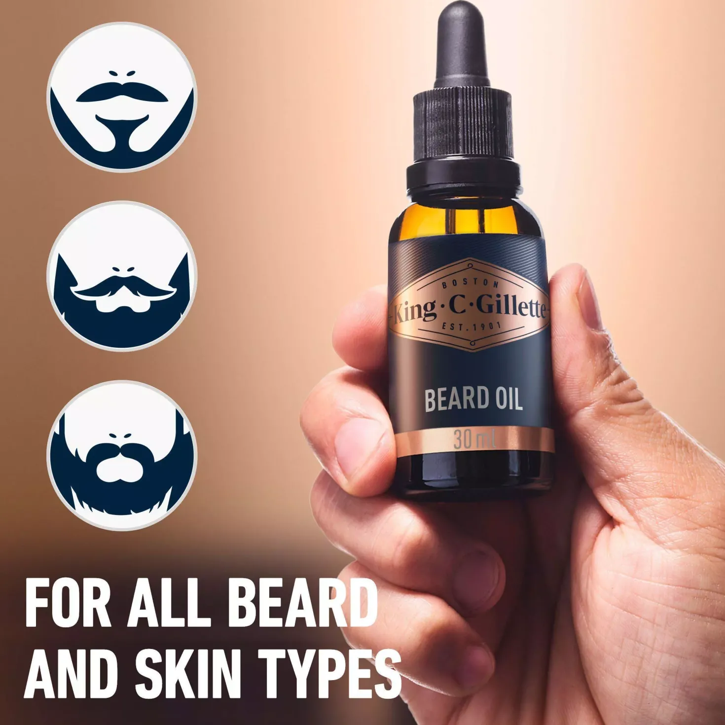 King C. Gillette Beard Oil 30 ml