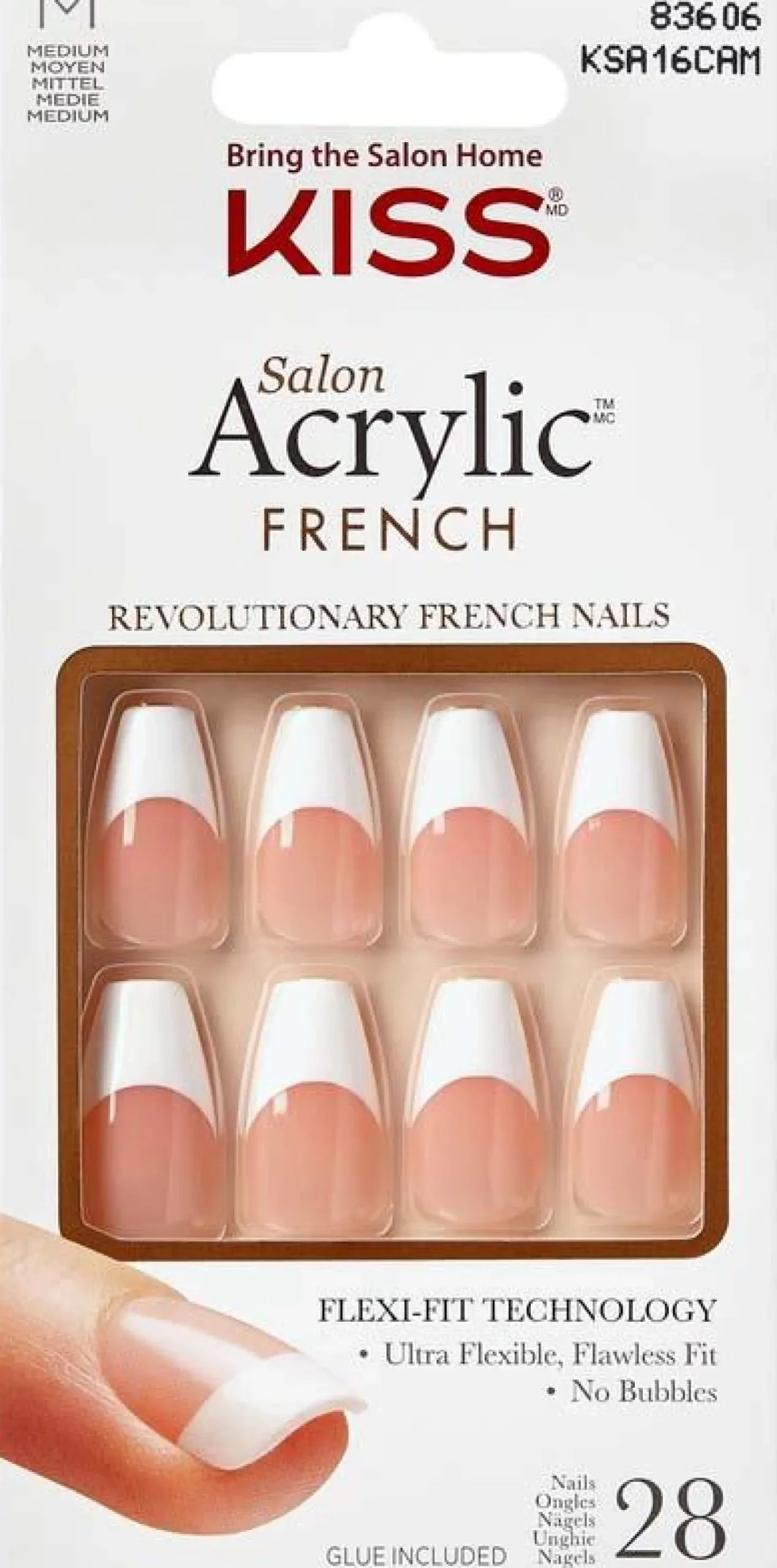 Kiss Acrylic French Color Je Taime