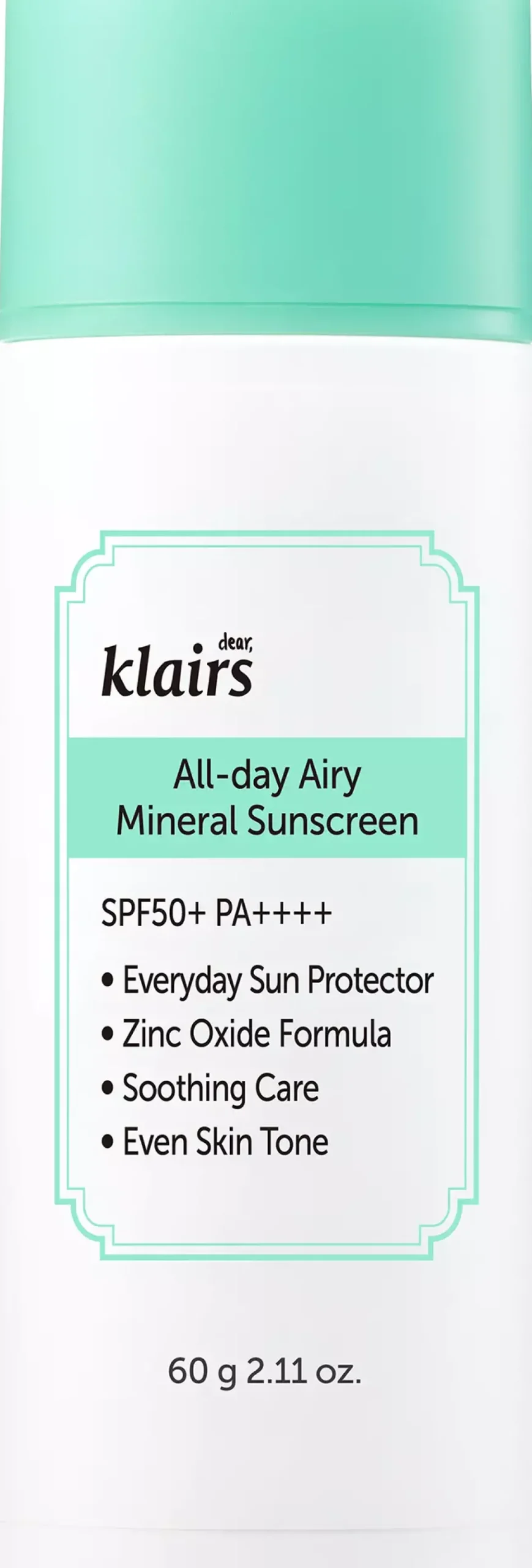 Klairs All-day Airy Mineral Sunscreen 60 ml