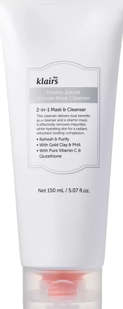 Klairs Freshly Jucied Vitamin Mask Cleanser 150 ml