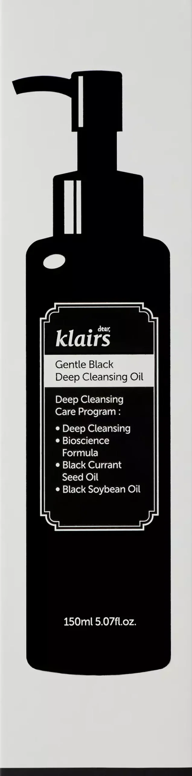 KlairsGentle Black Deep Cleansing Oil 150 ml