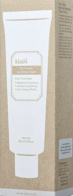 Klairs Rich Moist Soothing Cream 80 ml