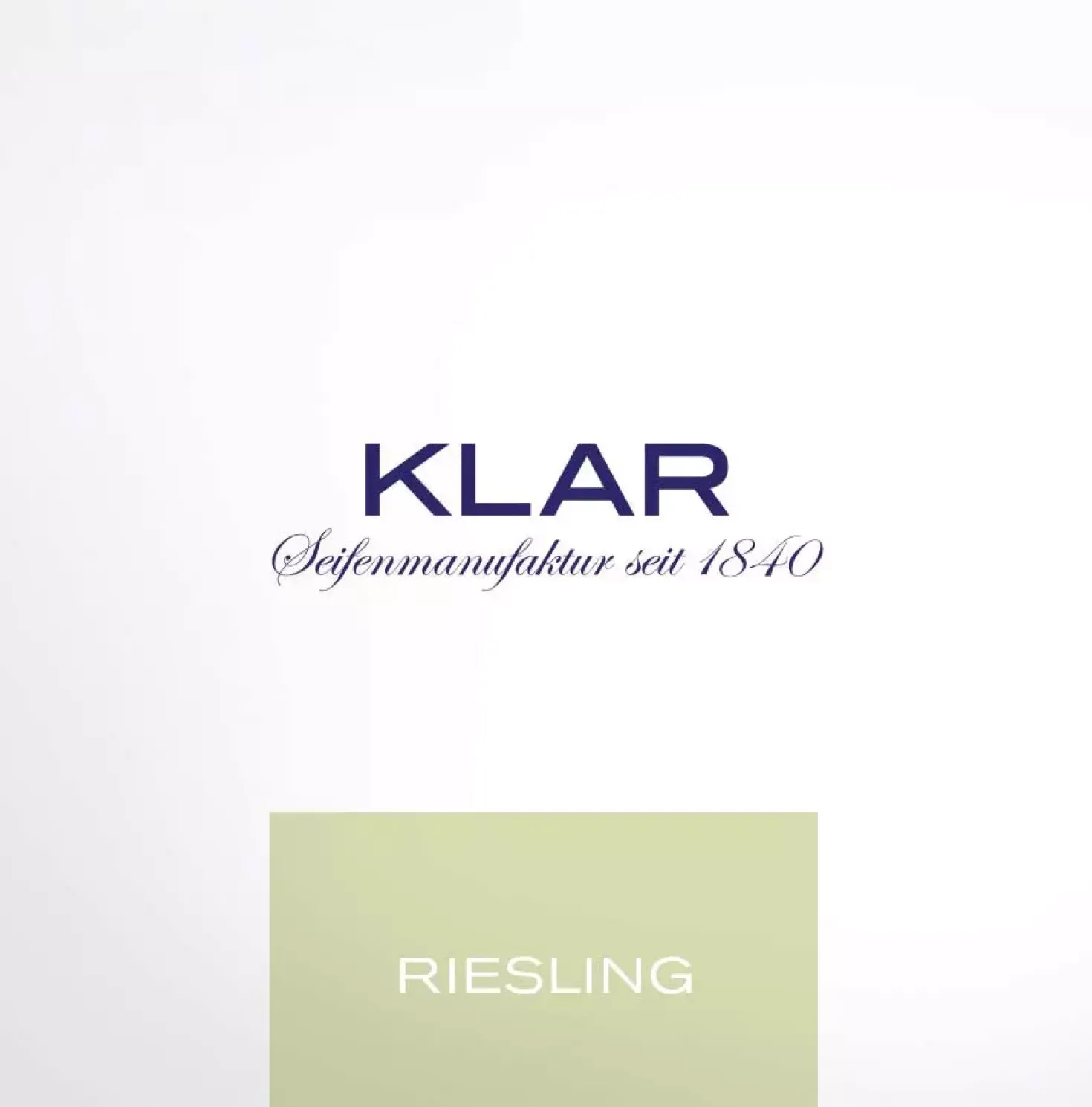 Klar Seifen Reisling White Wine Body Soap 150 g