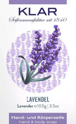 Klar Seifen Scrub Soap - Lavender 100 g