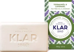 Klar Seifen Tea Tree Oil & Lavender Shampoo Bar 100 g