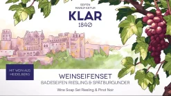 Klar Seifen Wine Soaps Red and White - Gift Set 300 g