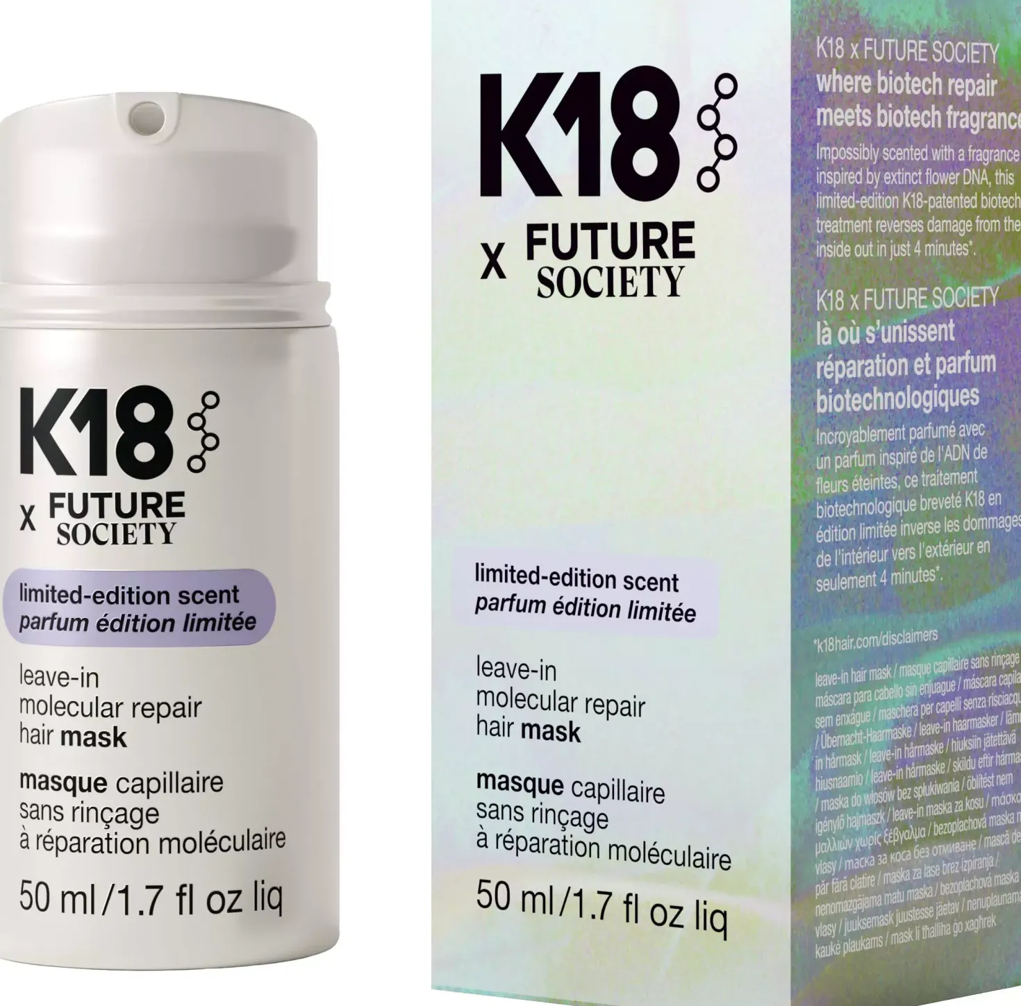 K18 Leave-In Molecular Repair Hair Mask (Collab With Future Society) 50 ml