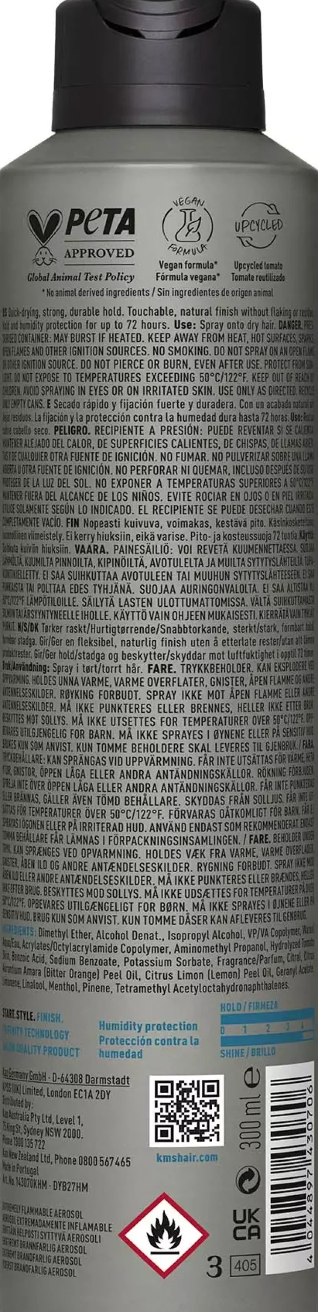 KMSHairStay Firm Finishing Hairspray 75 ml