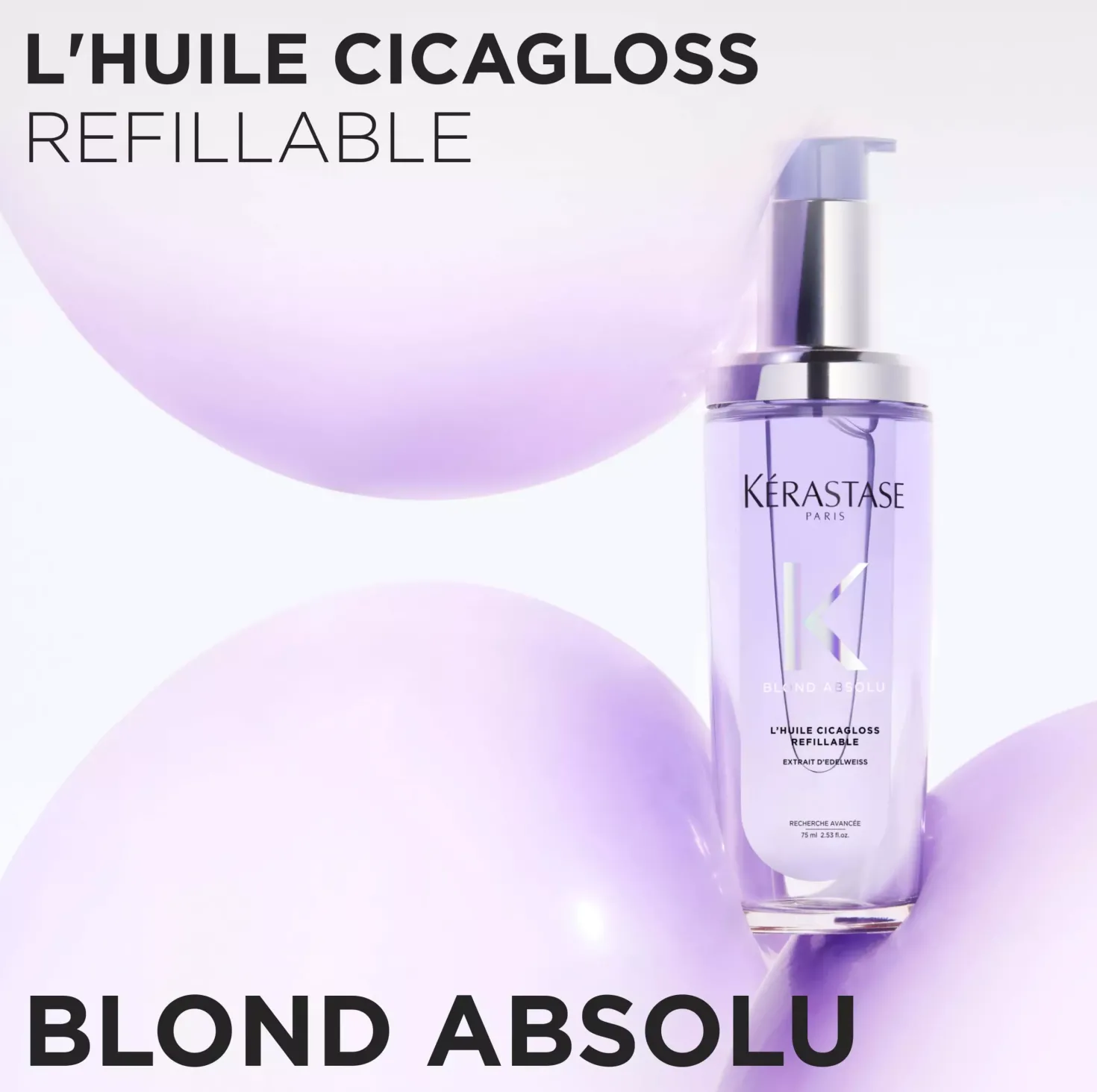 KérastaseBlond Absolu L´Huile Cicagloss Refillable Hair Oil 75 ml