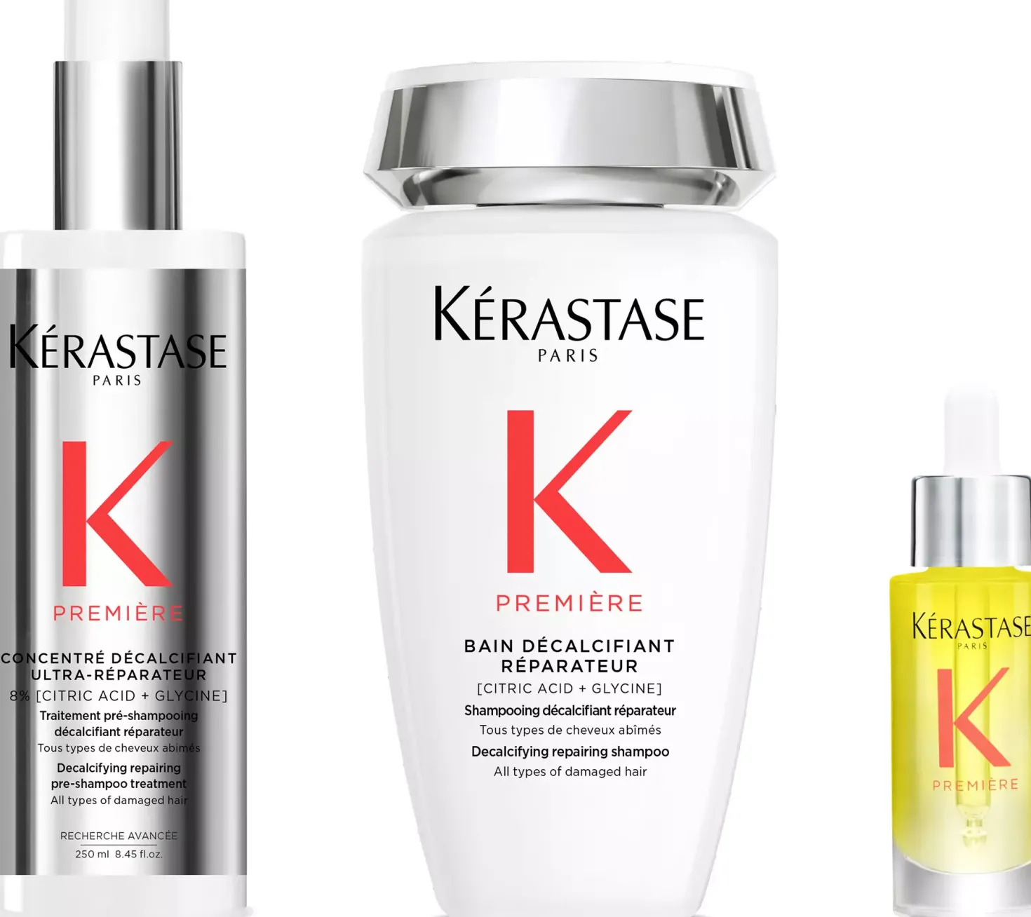 Kérastase Pre-shampoo, Bain, Huille