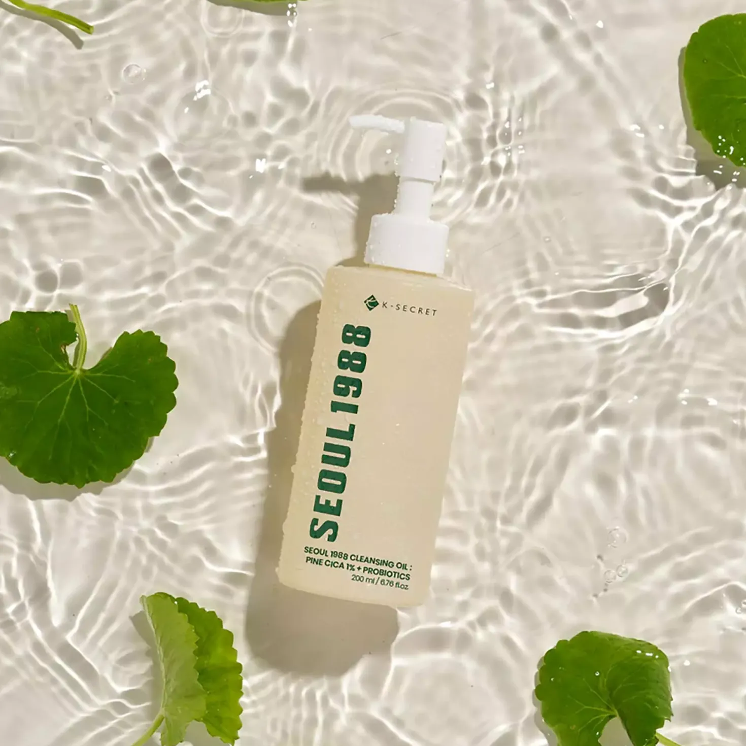 K-SecretSEOUL 1988 Cleansing Oil: Pine Cica 1% + Probiotics 200 ml