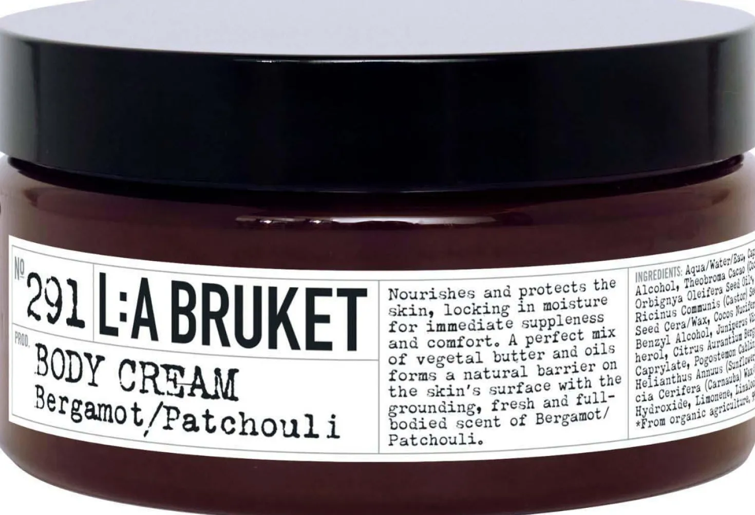 L:a Bruket 291 Body Cream Bergamot/Patchouli 200 g