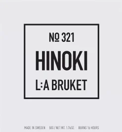 L:a Bruket Candles 321 Hinoki 50 g