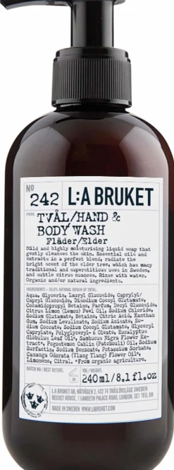 L:a Bruket Hand & Body Wash 242 Elderflower CosN 450 ml