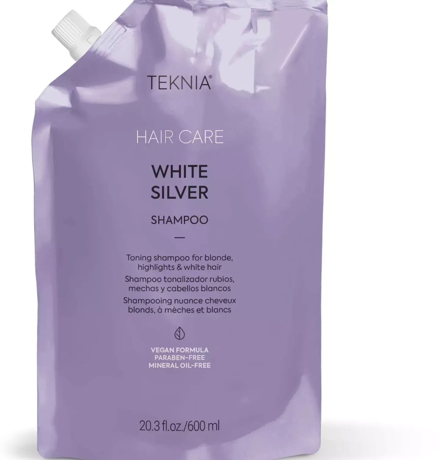 LakmeTeknia White Silver Shampoo Refill 600 ml