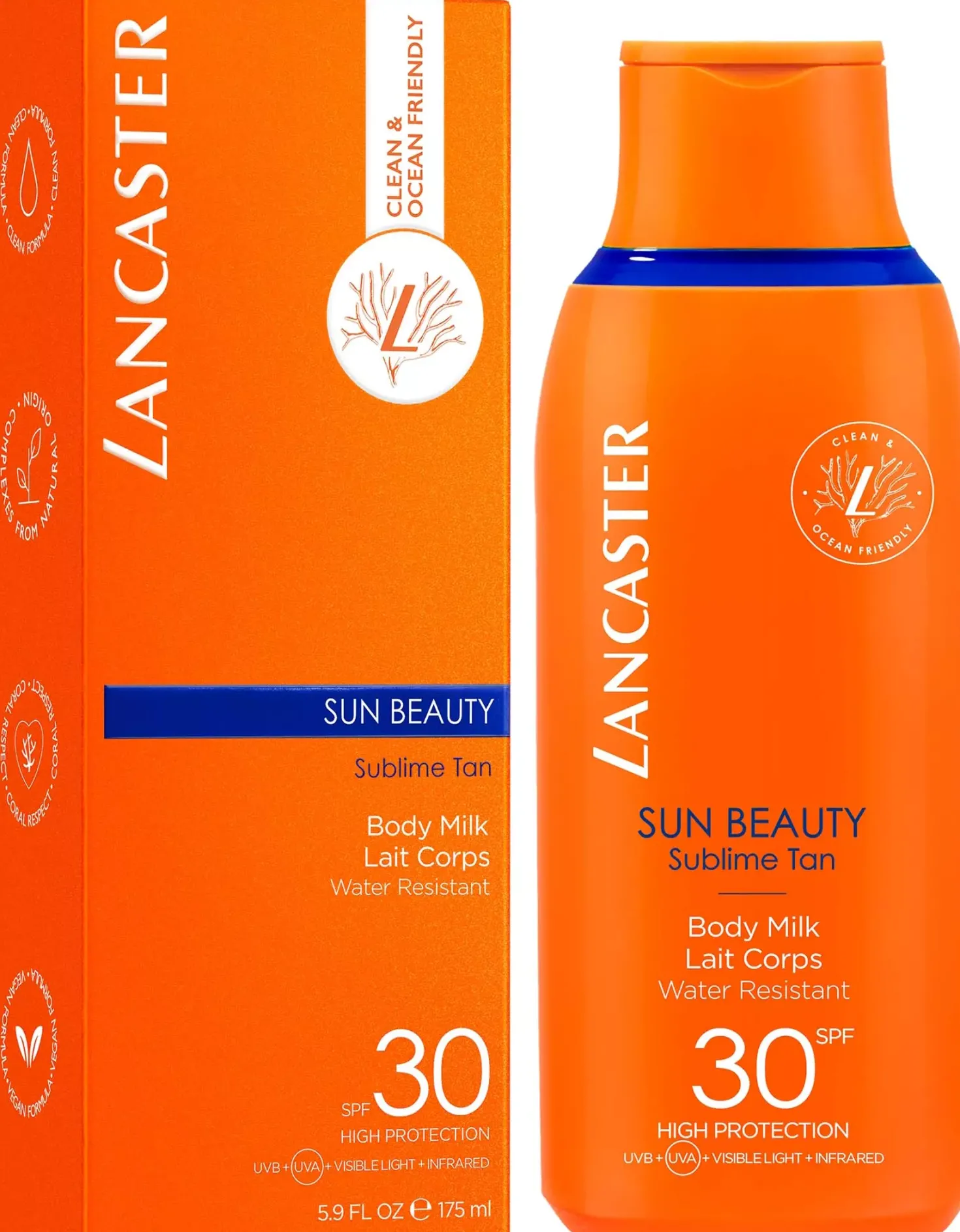 Lancaster Sun Beauty Body Milk SPF30 High Protection 100 ml