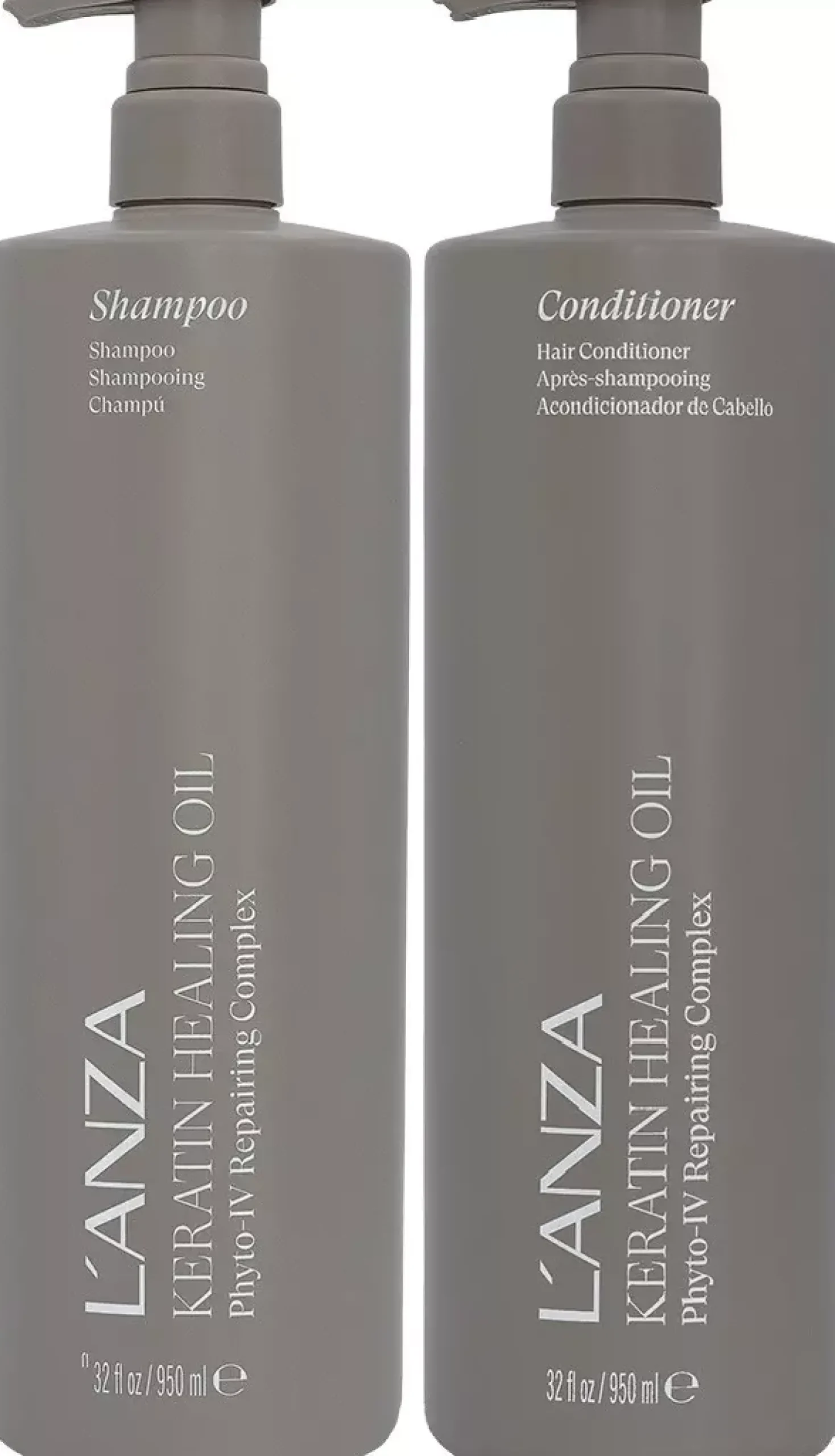 LanzaKeratin Healing Oil Bundle Shampoo 950 ml & Conditioner 950 ml