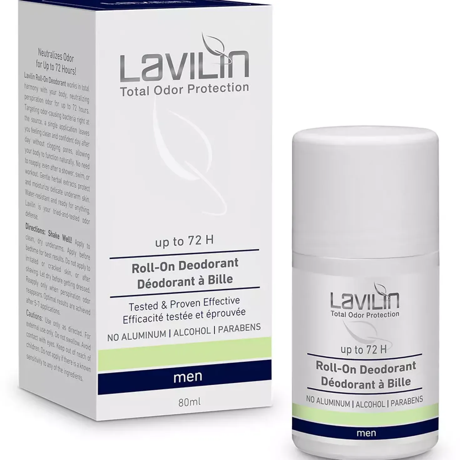 Lavilin Roll-on Deodorant 72h Men Probiotic 80 ml