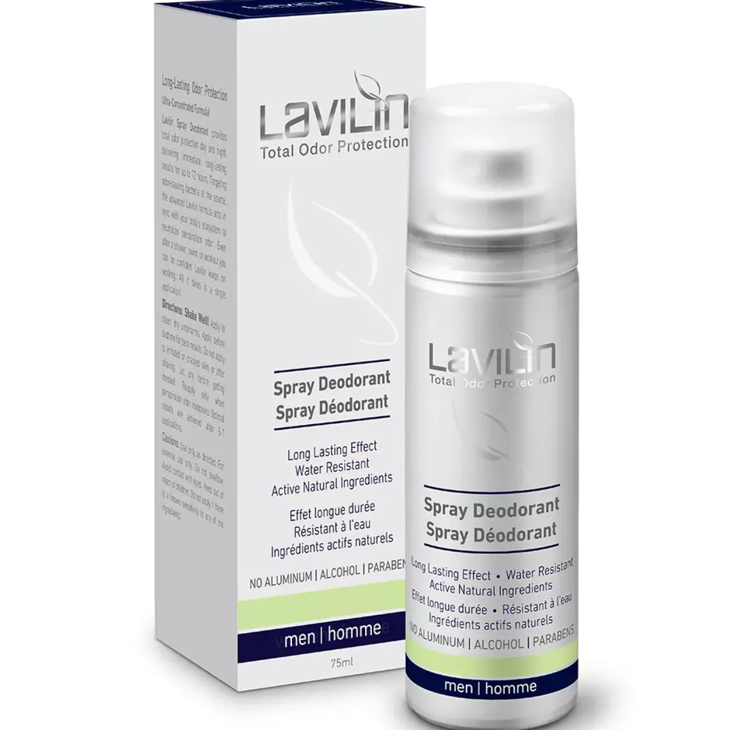 Lavilin Spray Deodorant Men Probiotic 75 ml