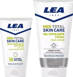LEA Men Total Skin Care Bundle Face Cream 50 ml Face Scrub 150 ml
