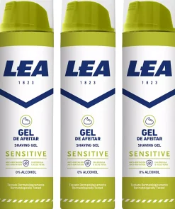 LEA Sensitive Shaving Gel 200 ml x 3