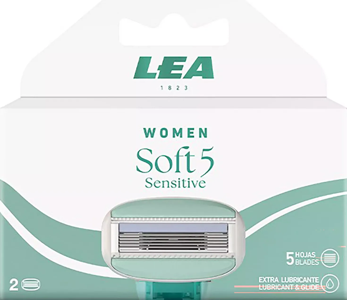 LEA Women Soft 5 Sensitive Mini Razor Blades 2 pack