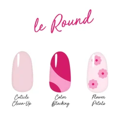 Le Mini Macaron Nail Accessory Le Round Perfecting/Clean-Up Brush