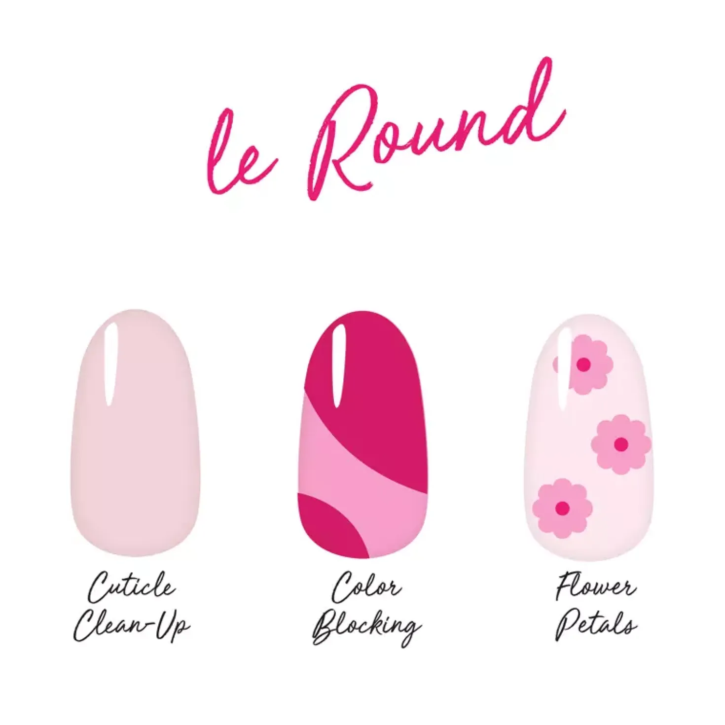 Le Mini Macaron Nail Accessory Le Round Perfecting/Clean-Up Brush