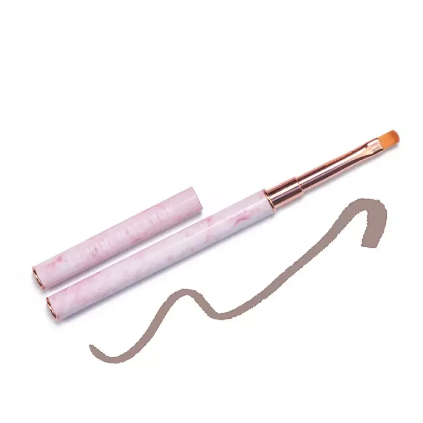 Le Mini Macaron Nail Accessory Le Round Perfecting/Clean-Up Brush