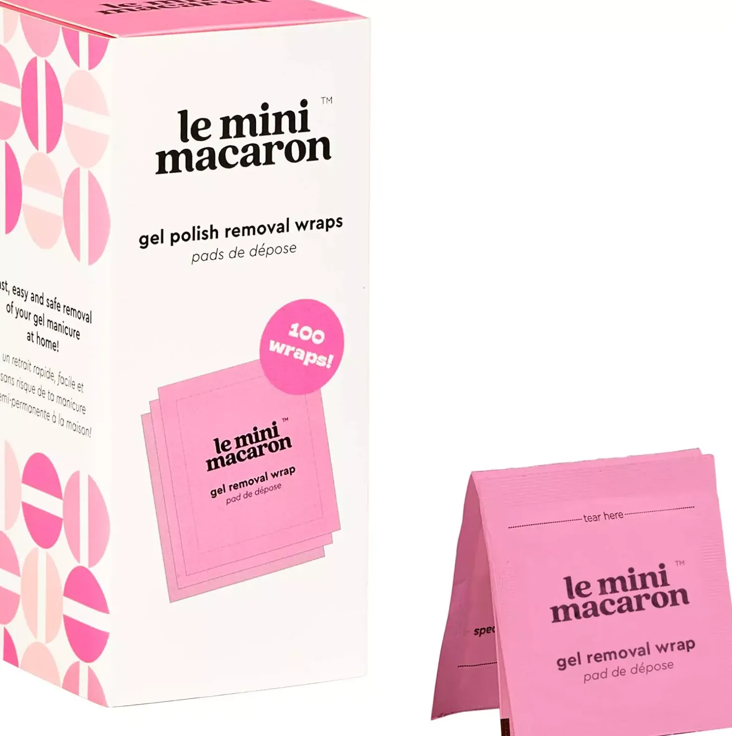 Le Mini Macaron Remover Wraps