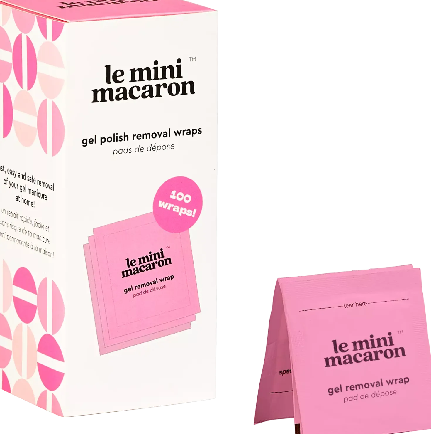 Le Mini Macaron Remover Wraps