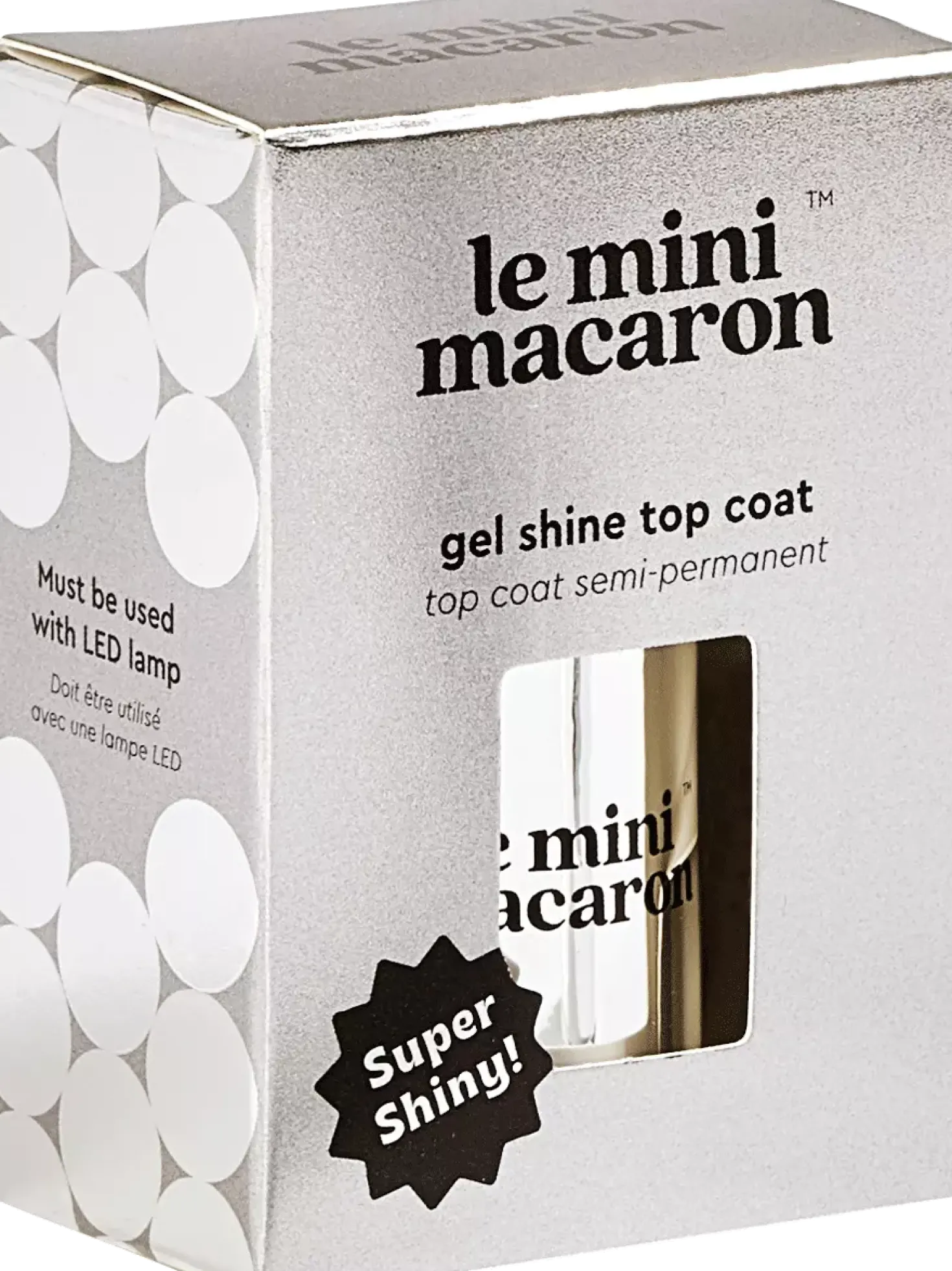Le Mini Macaron Single Gel Polish Shine Topcoat