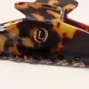 Lenoites Eco-Friendly Claw Clip Medium Bromze Leopard