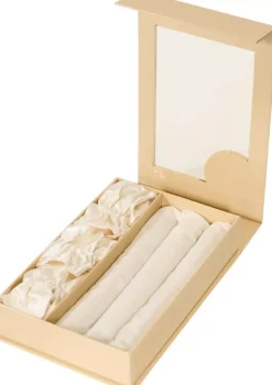 Lenoites Heatless Curling Rods with Caps 3-Pack Set Brown