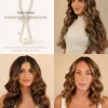 Lenoites Heatless Curls in Mulberry Silk Small Brown