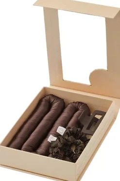 Lenoites Heatless Curls in Mulberry Silk Small Brown
