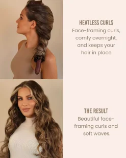 Lenoites Heatless Curls Unicorn Black