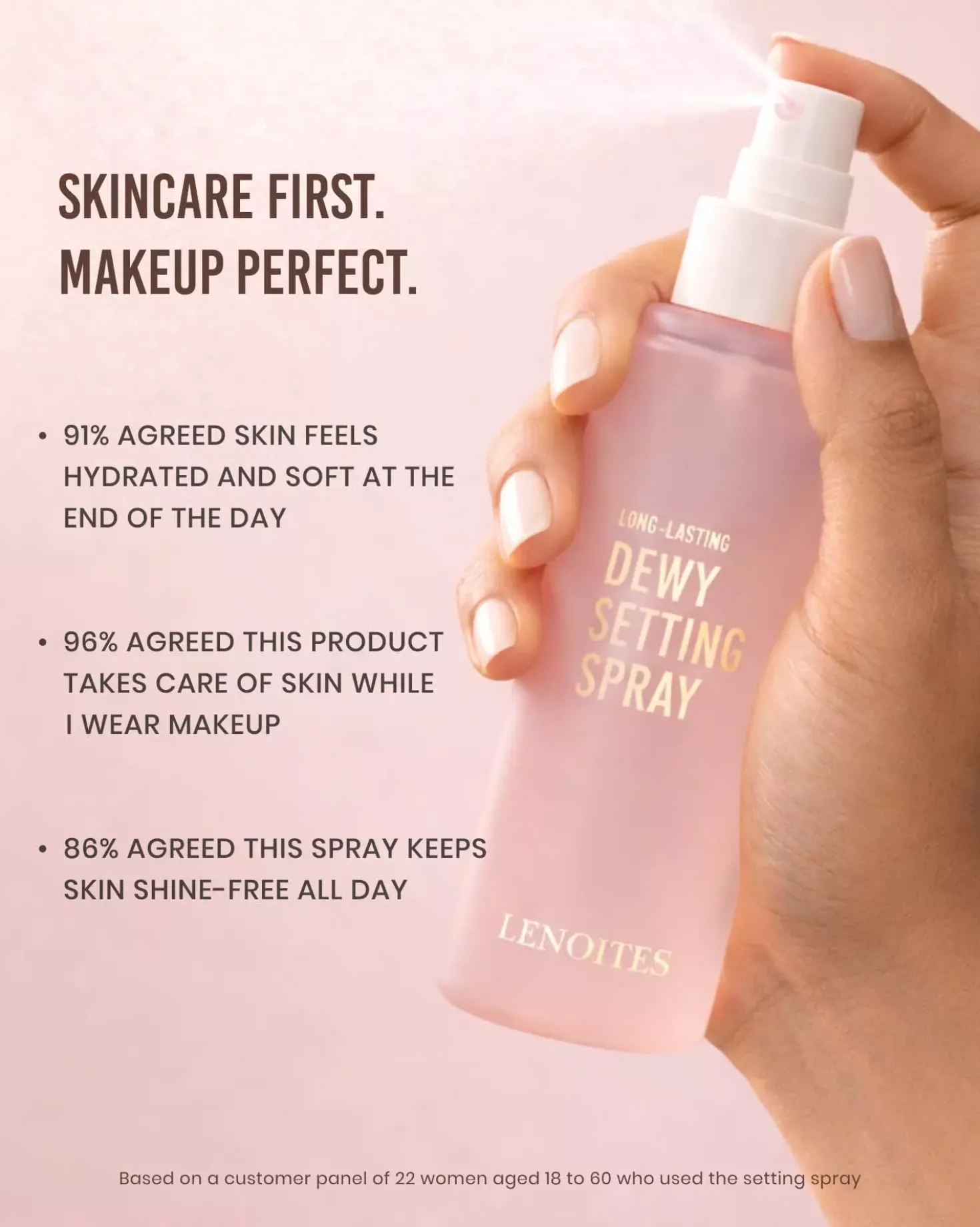 Lenoites Long Lasting Dewy Setting Spray 100 ml