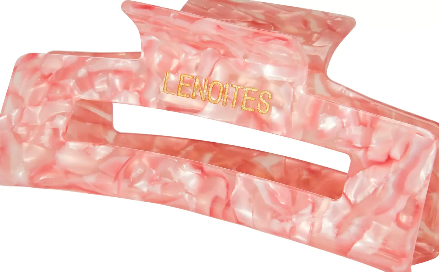 Lenoites Premium Eco-Friendly Hair Claw Nude Leopard