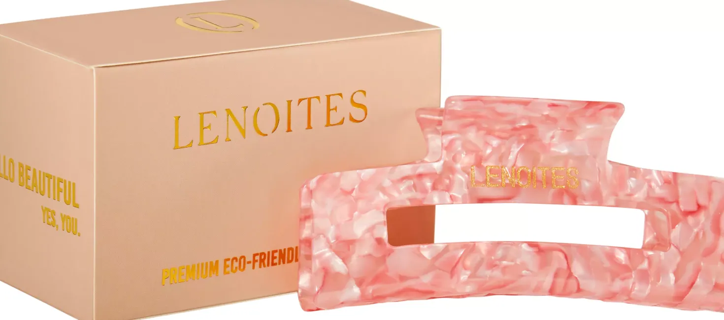 Lenoites Premium Eco-Friendly Hair Claw Blossom