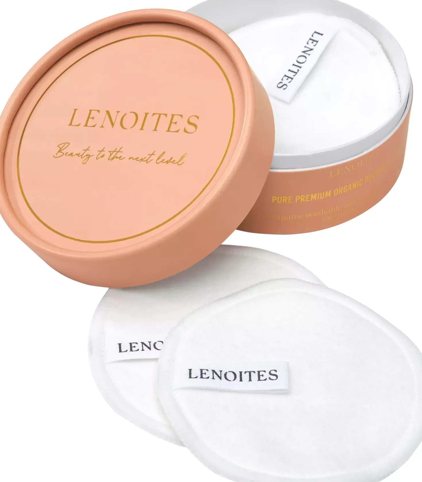 Lenoites Pure Premium Organic Reusable Rounds Refil 5 stk