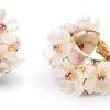 Lily and Rose Anastasia earrings Creme / pink