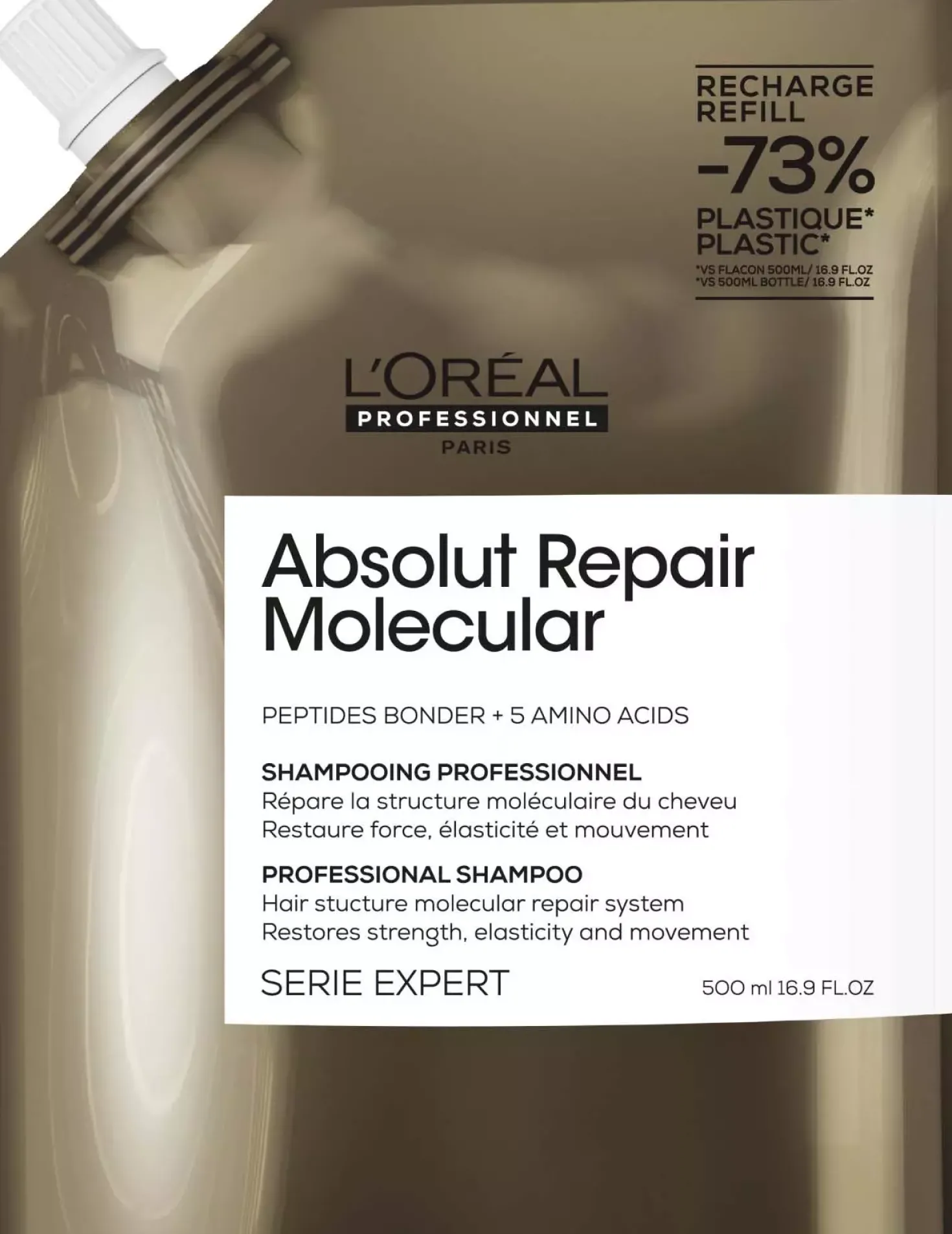 L'Oréal ProfessionnelAbsolut Repair Molecular Absolut Repair Molecular Shampoo Refill 500 ml