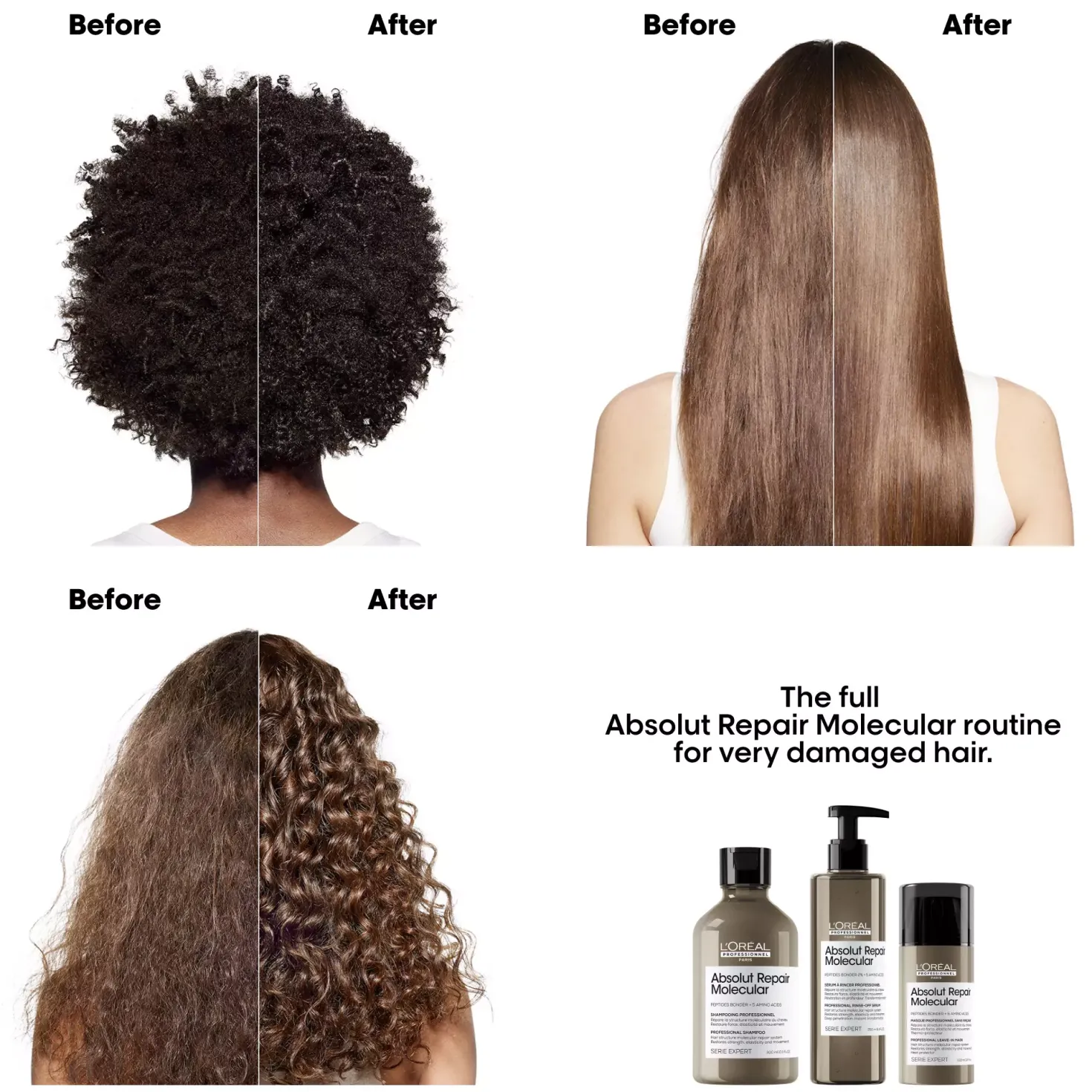L'Oréal ProfessionnelAbsolut Repair Molecular Shampoo 500 ml
