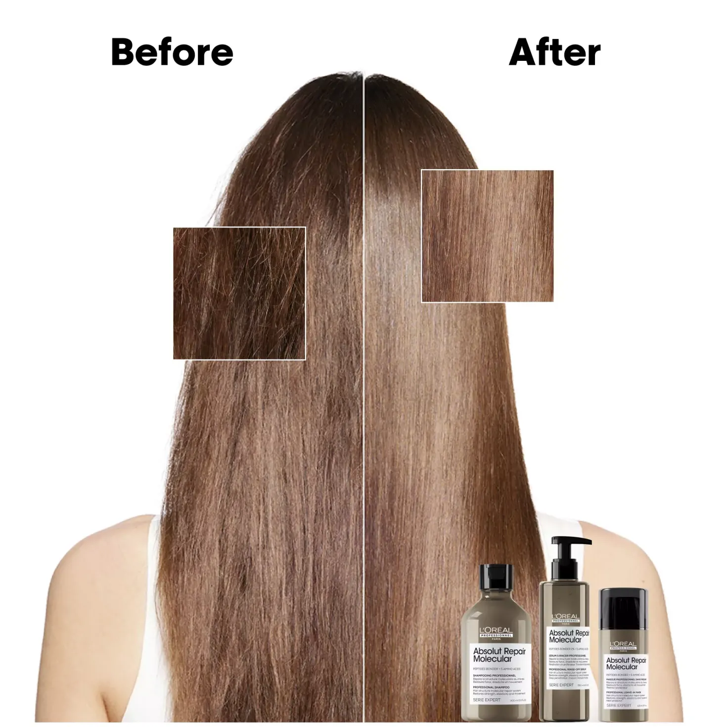 L'Oréal ProfessionnelAbsolut Repair Molecular Shampoo 500 ml
