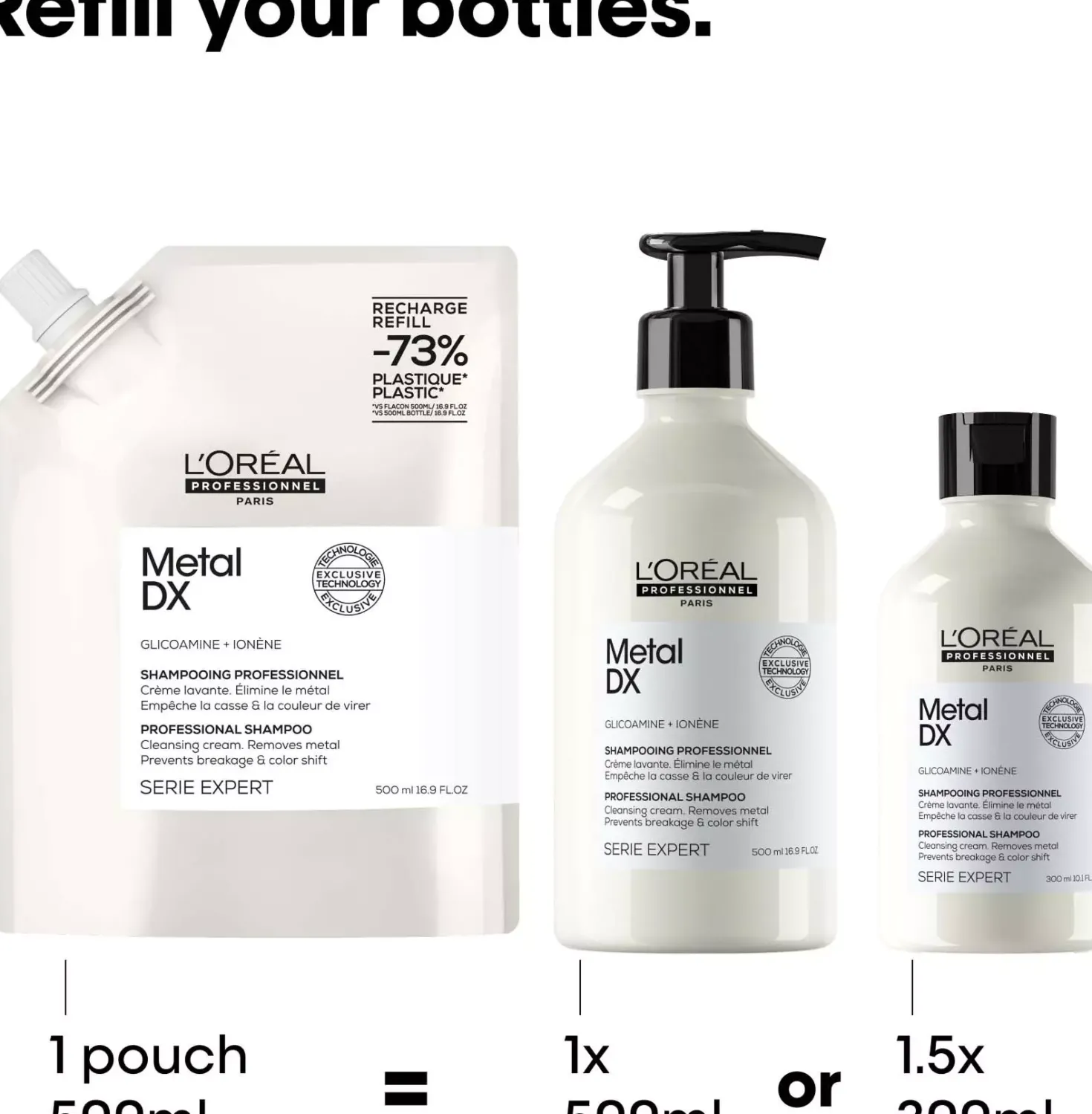 L'Oréal ProfessionnelMetal DX Serie Expert Shampoo 300 ml