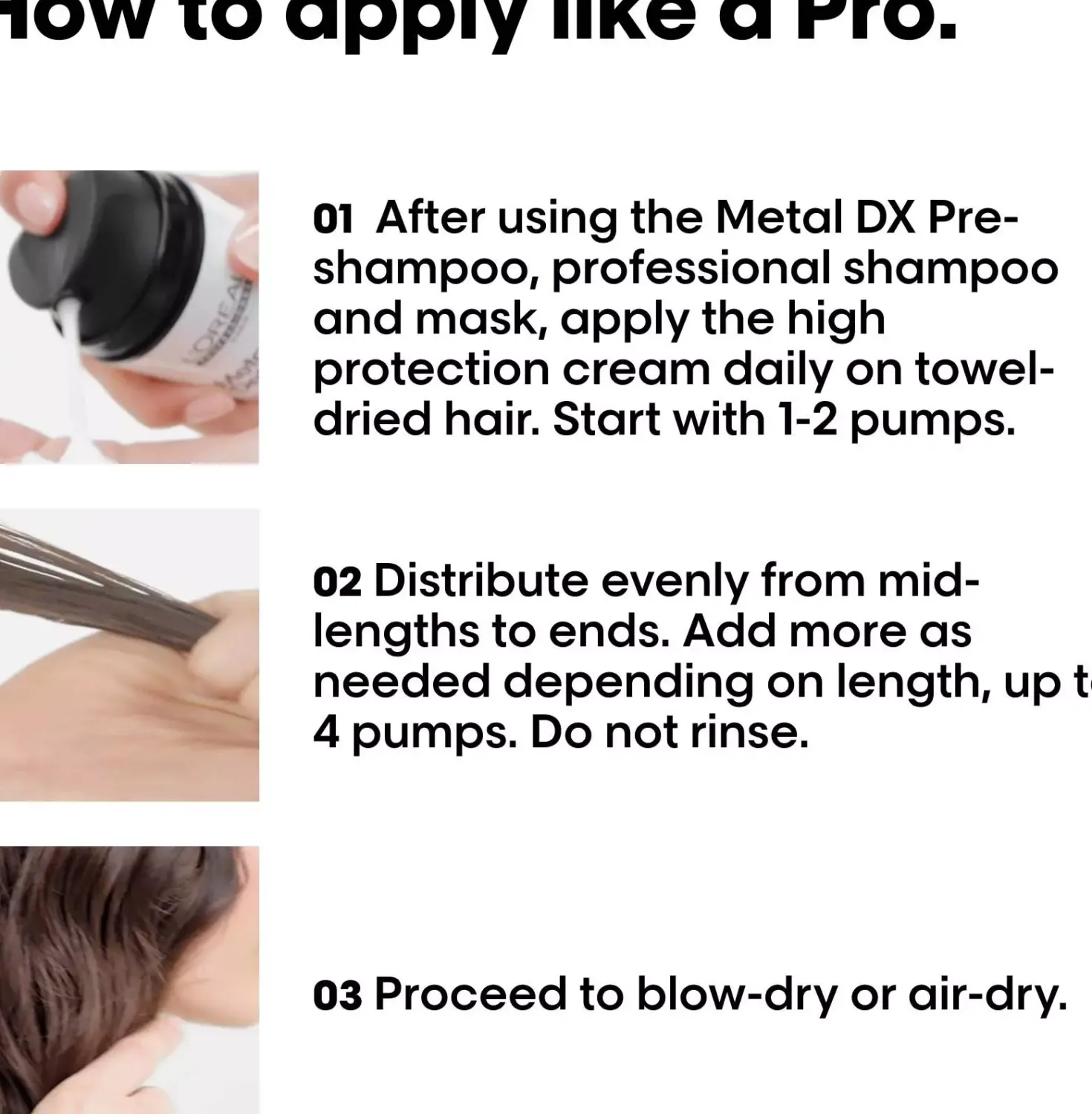 L'Oréal ProfessionnelMetal DX Serie Expert Cream Leave-In 100 ml