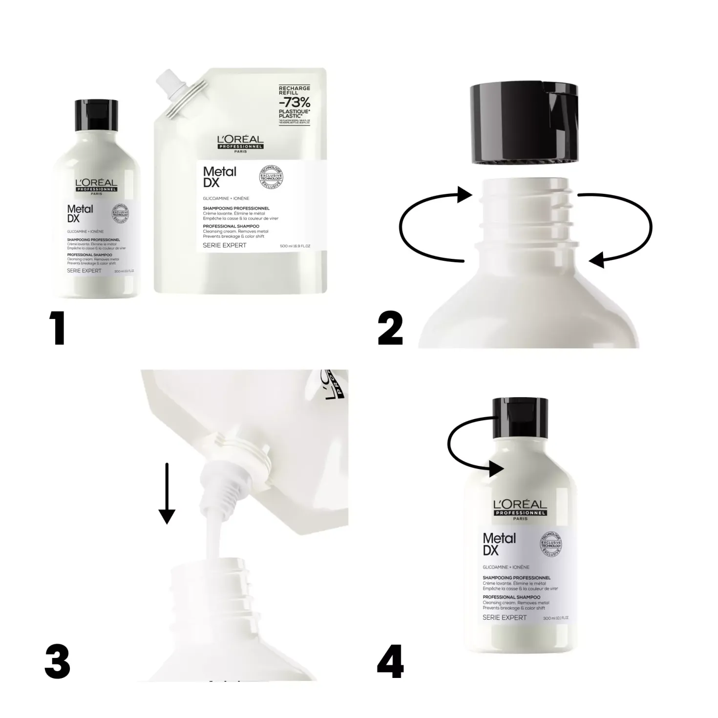 L'Oréal ProfessionnelMetal DX Metal DX Shampoo Refill 500 ml