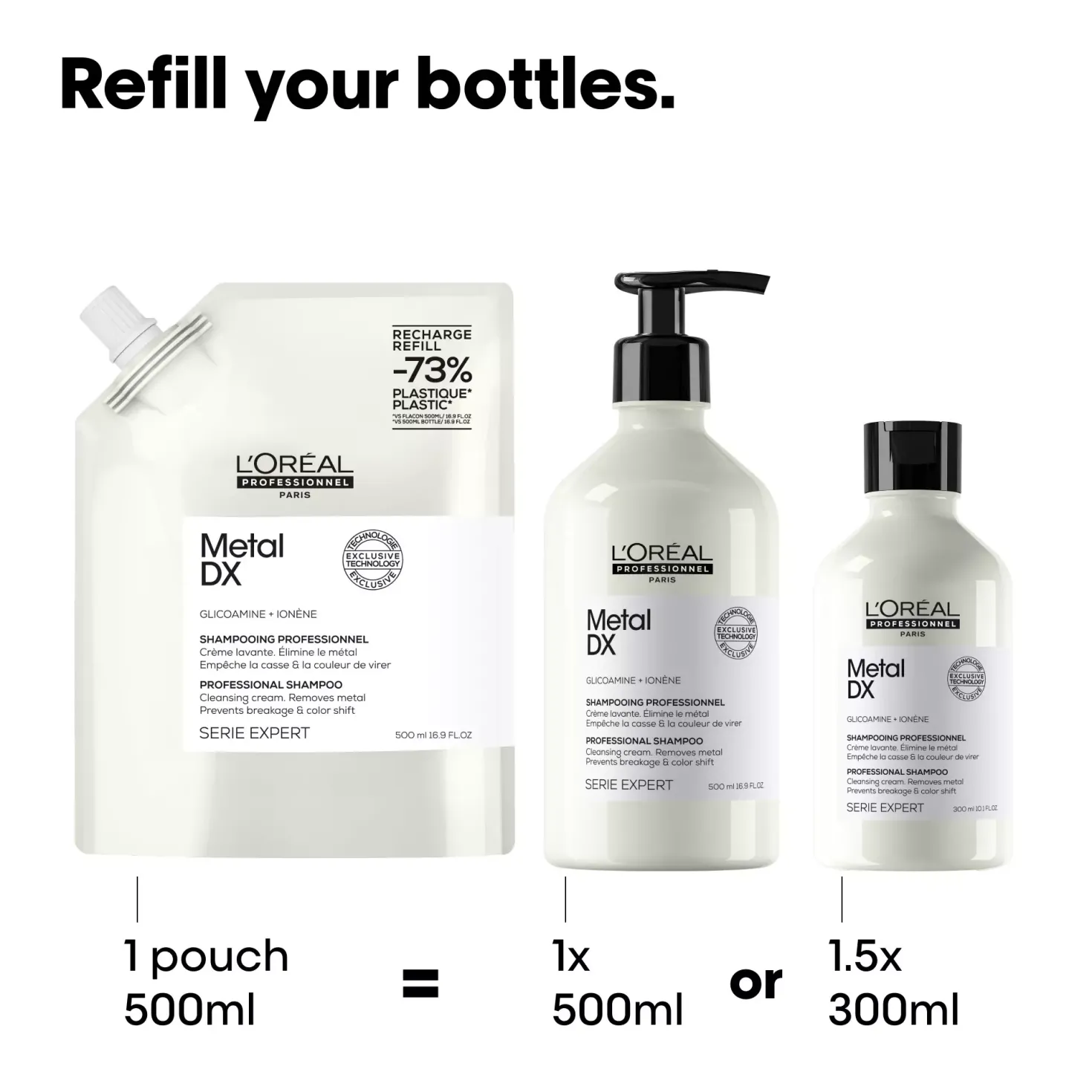 L'Oréal ProfessionnelMetal DX Metal DX Shampoo Refill 500 ml